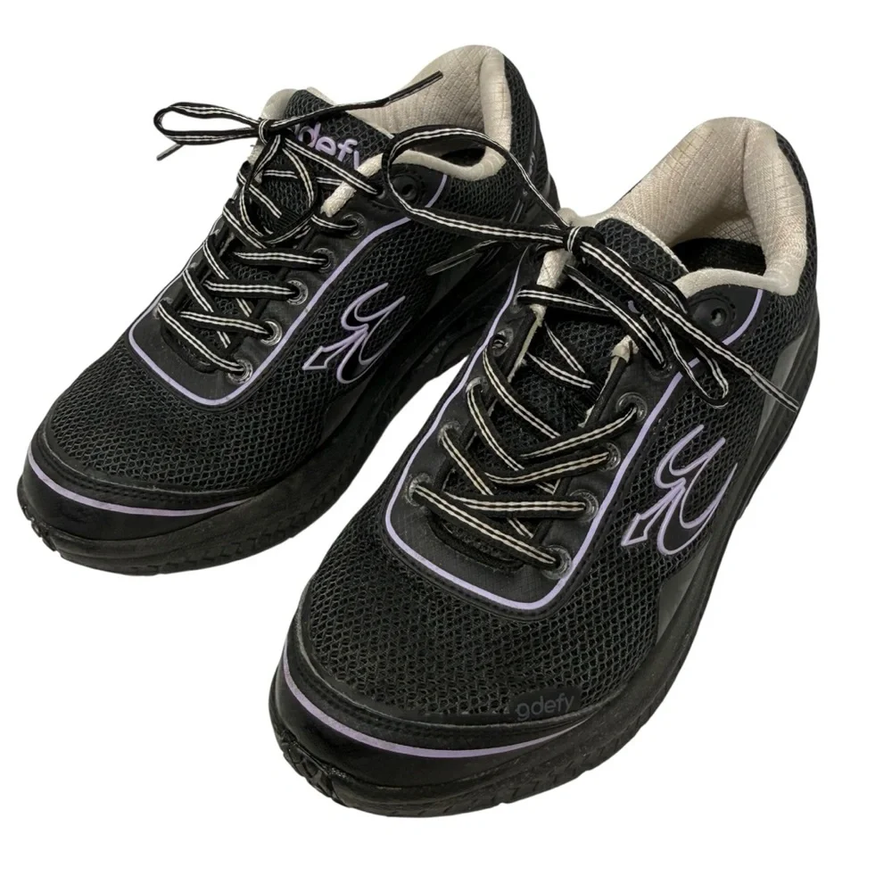 GDEFY Gravity Defyer Shoes Womens Size 8 Gray Mighty Walk Athletic Outdoors